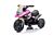 Rosa elektrisk motorcykel för barn 