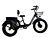 Elcykel 500w trehjulig fatbike 48V 15AH
