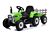 Elektrisk traktor for barn gummihjul 12v fjärnkontroll