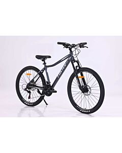 Foxter MTB dam 26" aluminium 21 vxl grå