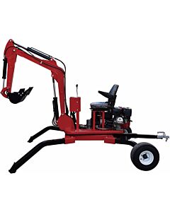 Minigrävare 18 hk e-start med 360 graders rotering