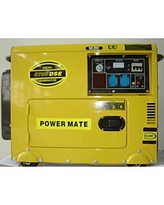 Power Mate 6700 elverk diesel 1 fas
