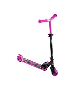 Neon Vector sammenleggbar barnesparkesykkel med lysende hjul  