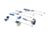 Gardentec 5 i 1 multi trimmer, bensin 51cc