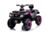 Elektrisk firehjuling  Pink Edition 4x4 gummihjul 24V