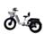 Polar Ultra 250w 3-hjulig fatbike 48V 15AH ryggstöd, vit