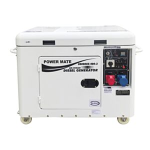 Power Mate 8000  dieseaggregat 3 fase 400V 