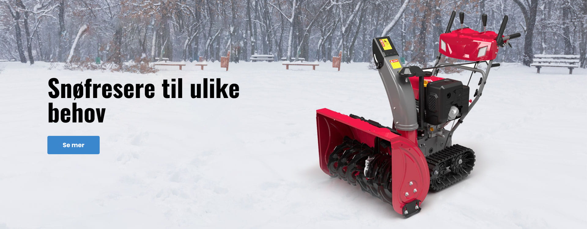 Snøfresere til ulike behov